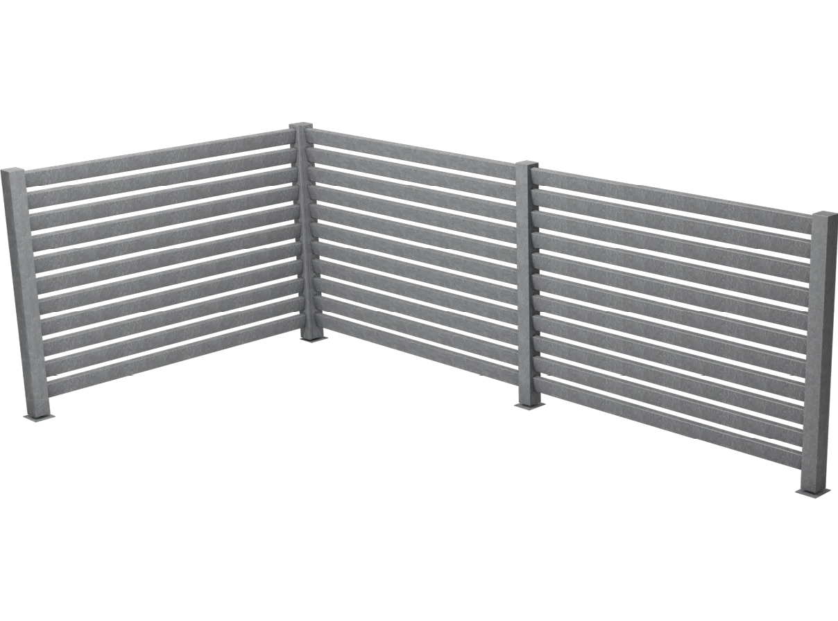Louvered Fence